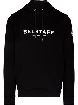 Belstaff logo-print hoodie - Black