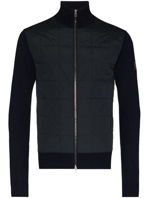 Belstaff New Kelby quilted zipped cardigan - Blue