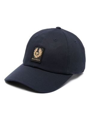 Belstaff Phoenix logo-patch cotton cap - Blue
