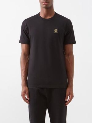 Belstaff - Phoenix Logo-patch Cotton-jersey T-shirt - Mens - Black