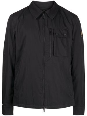 Belstaff Rail logo-patch zip-fastening jacket - Black
