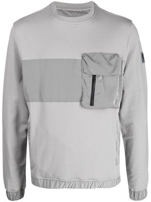 Belstaff Spinnaker logo-patch sweatshirt - Grey