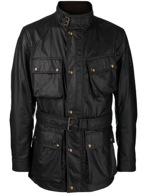 Belstaff Trialmaster waxed cotton utility jacket - Black