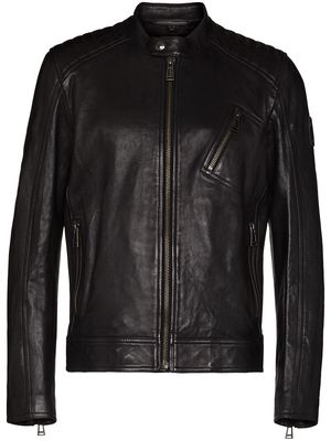 Belstaff V Racer zipped leather jacket - Black