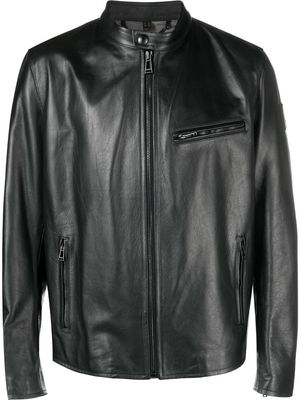 Belstaff zip-up leather jacket - Black