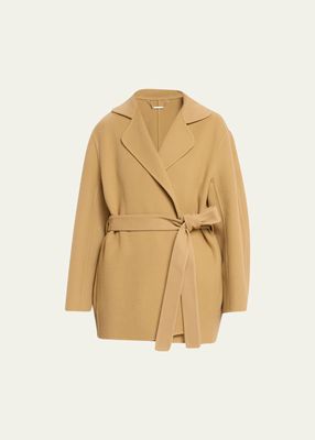 Belted Wool Cashmere Jacket