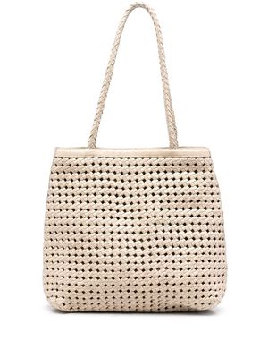 BEMBIEN Olivia knotted tote bag - Neutrals