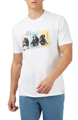 Ben Sherman 2000s Organic Cotton Graphic T-Shirt in White