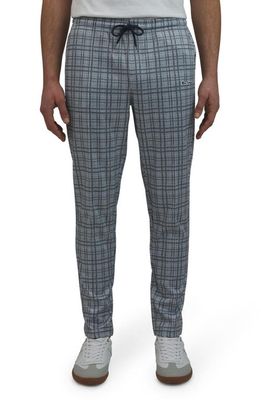 Ben Sherman Glen Plaid Track Pants in Grey 