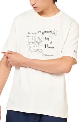 Ben Sherman x John Lennon Dreamer Cotton Graphic T-Shirt in Snow White