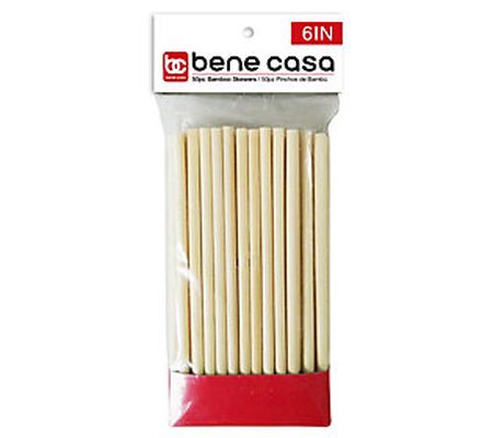 Bene Casa 50-Piece Bamboo Skewer Pack