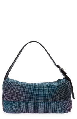 Benedetta Bruzziches La Grande Crystal Mesh Shoulder Bag in Multicolor