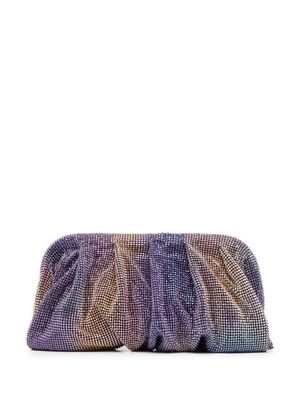Benedetta Bruzziches rhinestone-embellished clutch bag - Purple