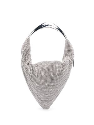 Benedetta Bruzziches Ursolina crystal-embellished bag - Silver