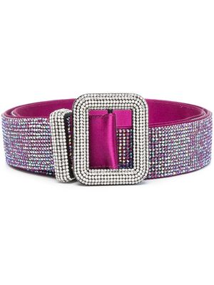Benedetta Bruzziches Venus crystal-embellished belt - Pink