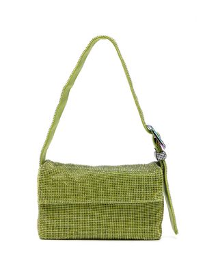 Benedetta Bruzziches Vitty La Mignon rhinestone shoulder bag - Green