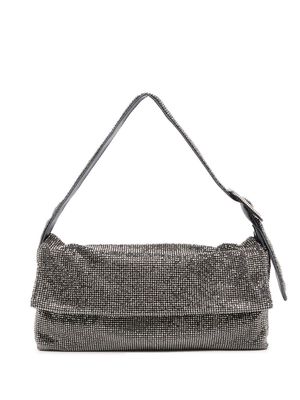 Benedetta Bruzziches Vitty Le Grande crystal-embellished shoulder bag - Grey