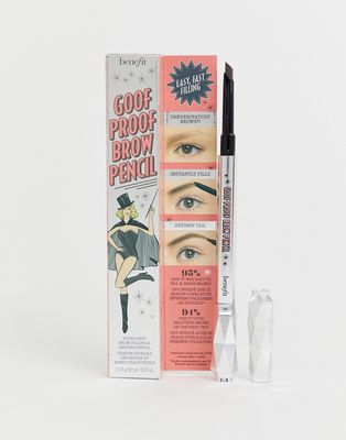 Benefit Cosmetics Goof Proof Waterproof Easy Shape & Fill Eyebrow Pencil-Black