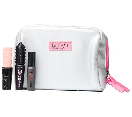 Benefit Cosmetics LASH OUT] Best of Benefit Mas cara Set w/ Bag