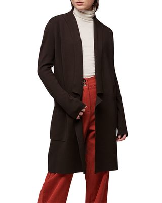 Benela Mid-Length Coat Cardigan