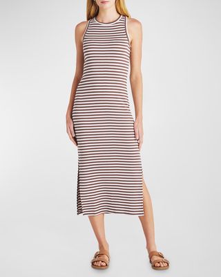 Benson Sleeveless Stripe Midi Dress