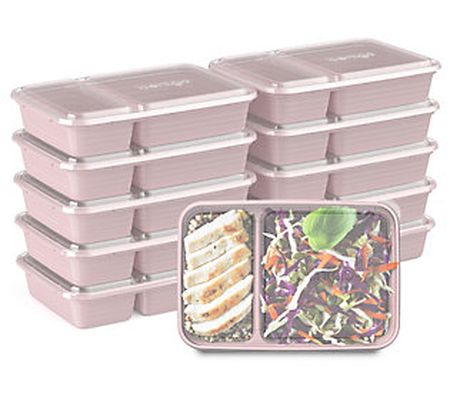 Bentgo Prep 10-pack 2-Compartment Meal Prep Con tainer