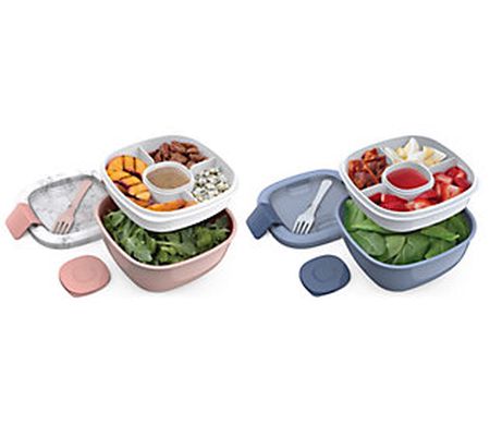 Bentgo Set of 2 Salad Containers