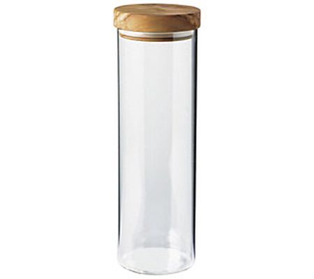 BERARD 1.5L Olivewood Glass Jar