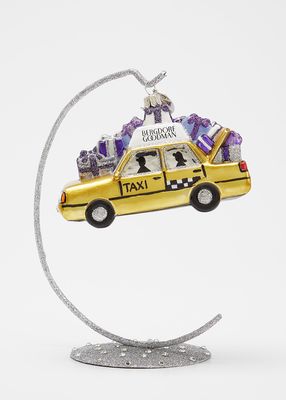 Bergdorf Taxi Christmas Ornament