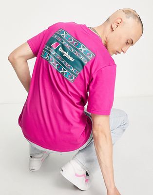 Berghaus abstract block print T-shirt in pink
