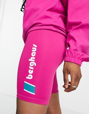 Berghaus Aether legging shorts in fuchsia-Pink