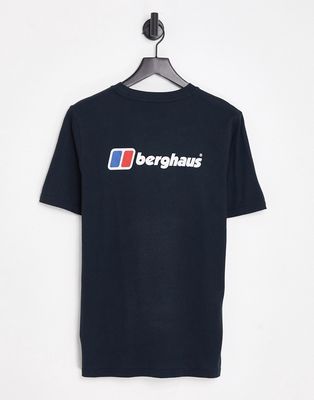 Berghaus Front and Back Logo t-shirt in black