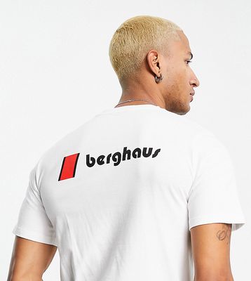 Berghaus Heritage Front and Back Logo t-shirt in white Exclusive at ASOS