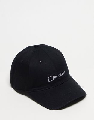 Berghaus Inflection tonal logo cap in black