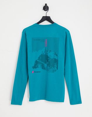 Berghaus Kachenjunga Static long sleeve T-shirt in teal-Blue