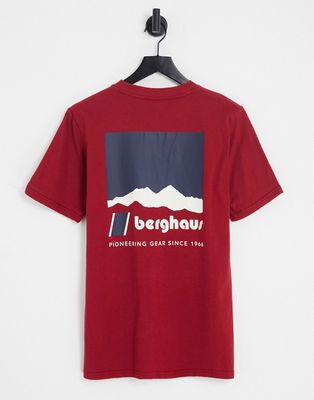 Berghaus Skyline Lhotse T-shirt in burgundy-Red