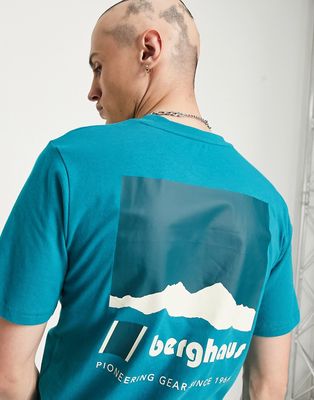 Berghaus Skyline Lhotse t-shirt in teal-Blue