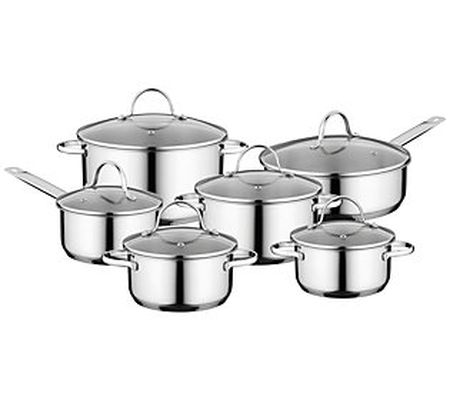 BergHOFF Essentials Comfort 12pc Stainless Stee l Cookware Set