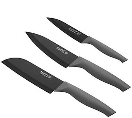 BergHOFF Essentials Ergo 3-Piece Knife Set with Sleeves