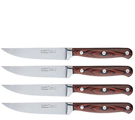 BergHOFF Pakka 4-Piece Stainless Steel Steak Kn ife Set