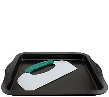 BergHOFF Perfect Slice Cookie Sheet with Cuttin g Tool