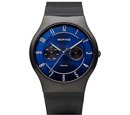 Bering Men's Black IP-Plated Watch