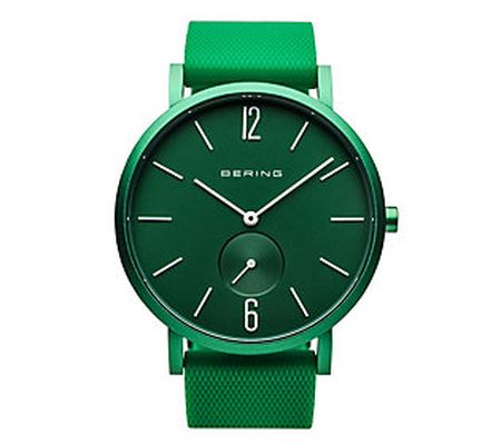 Bering Unisex True Aurora Collection Green Dial Watch