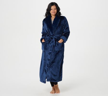 Berkshire Blanket Velvet Soft Robe with PlushCollar