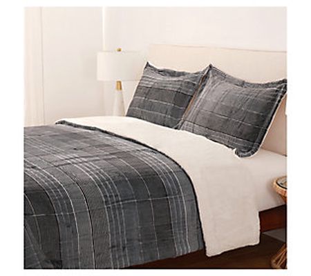 Berkshire EcoThread Heathered Loftmink Comforte r Set Twin