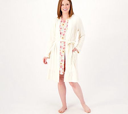 Berkshire Homewear Silky Smooth Wrap Robe with Sleep Dress