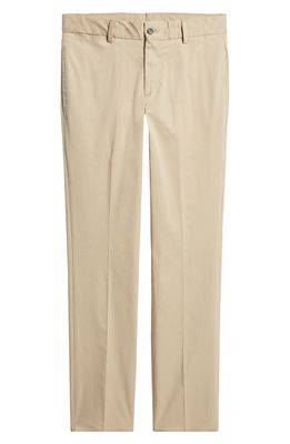 Berle Charleston Flat Front Stretch Cotton Khakis
