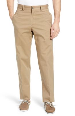 Berle Charleston Khakis Flat Front Stretch Canvas Pants