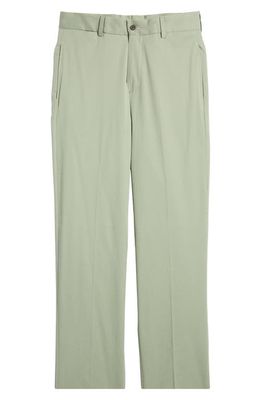 Berle Charleston Khakis Pleated Chino Pants in Sage