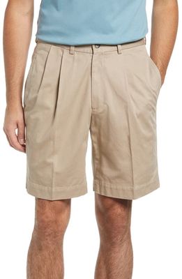 Berle Charleston Khakis Pleated Chino Shorts